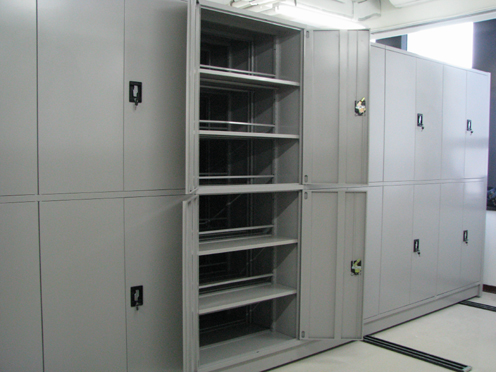 半封閉手動(dòng)檔案密集柜